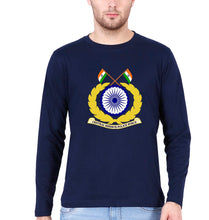 Load image into Gallery viewer, CRPF Full Sleeves T-Shirt for Men-Navy Blue-Ektarfa.online
