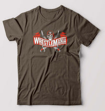 Load image into Gallery viewer, WWE Wrestle Mania T-Shirt for Men-Olive Green-Ektarfa.online

