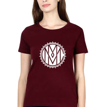 Load image into Gallery viewer, Marilyn Manson T-Shirt for Women-Maroon-Ektarfa.online
