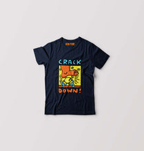 Load image into Gallery viewer, Keith Haring Kids T-Shirt for Boy/Girl-Navy Blue-Ektarfa.online
