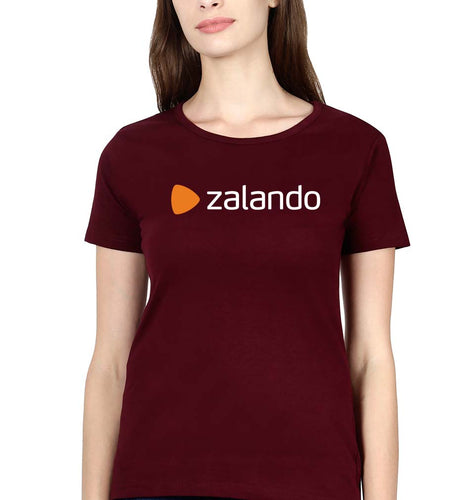 Zalando T-Shirt for Women-Maroon-Ektarfa.online
