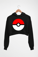 Load image into Gallery viewer, Pokémon Crop HOODIE FOR WOMEN-Black-Ektarfa.online
