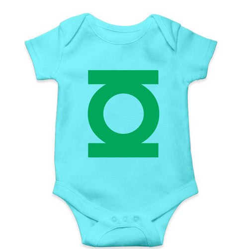 Green Lantern Superhero Kids Romper For Baby Boy/Girl-Sky Blue-Ektarfa.online