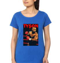 Load image into Gallery viewer, Mike Tyson T-Shirt for Women-Royal Blue-Ektarfa.online
