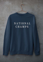 Load image into Gallery viewer, National Champs Unisex Sweatshirt for Men/Women-Navy Blue-Ektarfa.online
