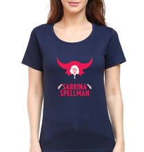 Load image into Gallery viewer, Sabrina Spellman T-Shirt for Women-Navy Blue-Ektarfa.online
