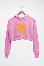 Load image into Gallery viewer, Cobra Kai Crop HOODIE FOR WOMEN-Light Baby Pink-Ektarfa.online
