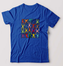 Load image into Gallery viewer, Keith Haring Funny T-Shirt for Men-Royal Blue-Ektarfa.online
