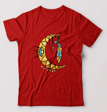 Load image into Gallery viewer, Dream Catcher Moon T-Shirt for Men-Red-Ektarfa.online
