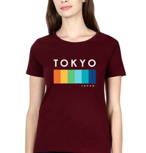 Load image into Gallery viewer, Tokyo Japan T-Shirt for Women-Maroon-Ektarfa.online
