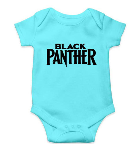 Black Panther Superhero Kids Romper For Baby Boy/Girl-Sky Blue-Ektarfa.online