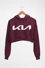 Load image into Gallery viewer, Kia Crop HOODIE FOR WOMEN-Maroon-Ektarfa.online
