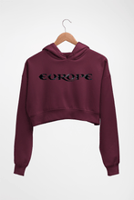 Load image into Gallery viewer, Europe Crop HOODIE FOR WOMEN-Maroon-Ektarfa.online
