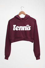 Load image into Gallery viewer, Tennis Crop HOODIE FOR WOMEN-Maroon-Ektarfa.online

