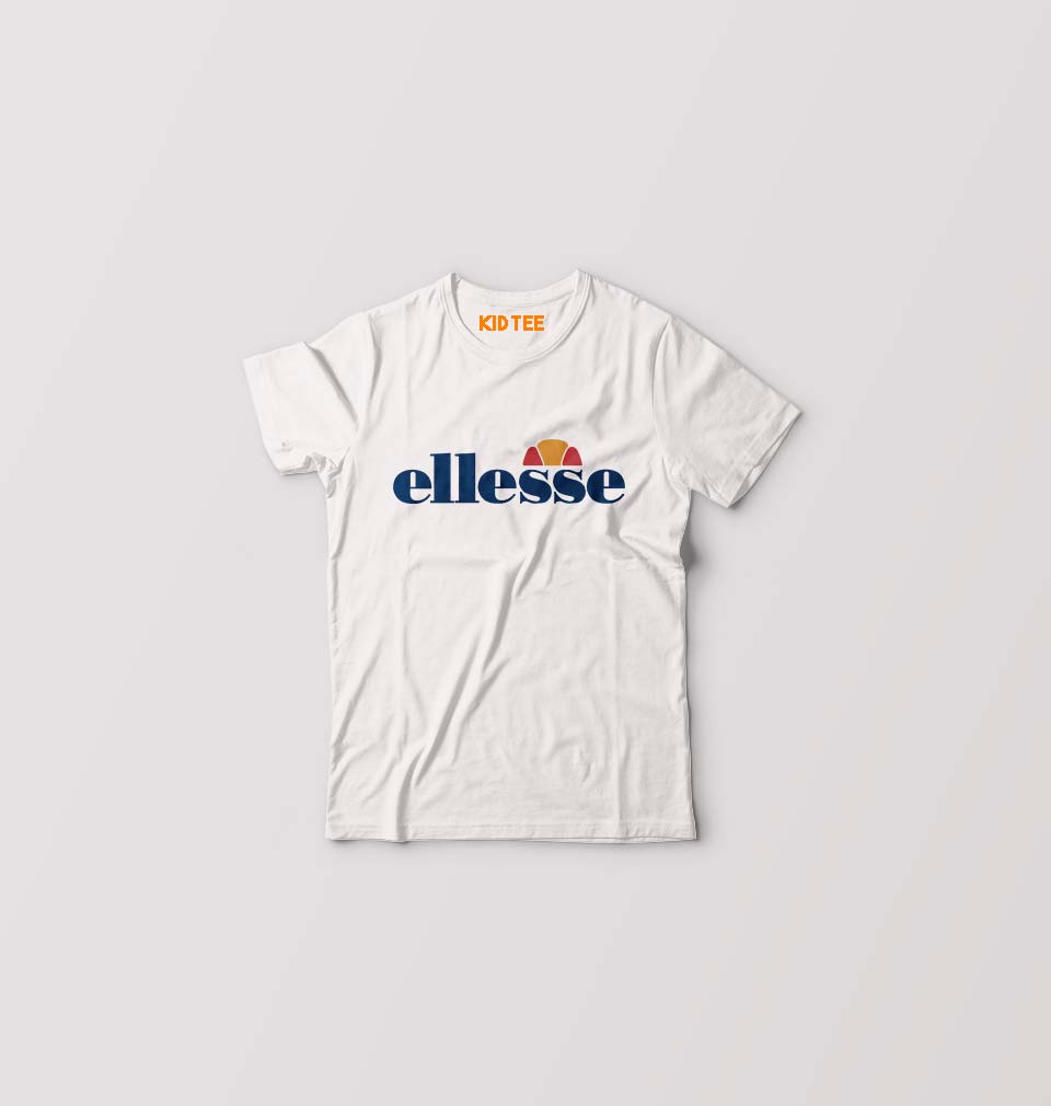 Ellesse Kids T-Shirt for Boy/Girl-White-Ektarfa.online