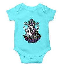 Load image into Gallery viewer, Psychedelic Ganesha Kids Romper For Baby Boy/Girl-Sky Blue-Ektarfa.online
