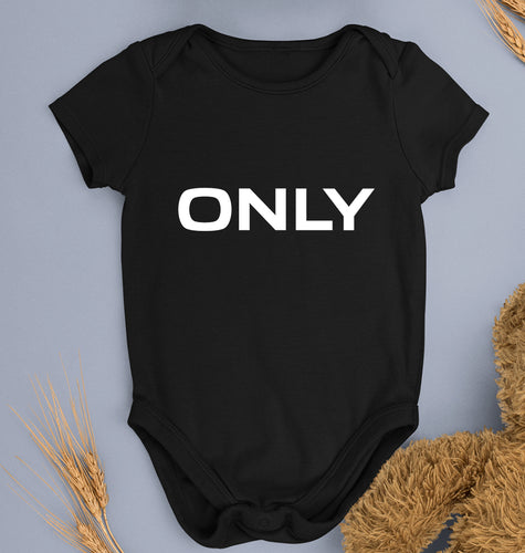 Only Kids Romper For Baby Boy/Girl-Black-Ektarfa.online