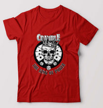 Load image into Gallery viewer, Poker T-Shirt for Men-Red-Ektarfa.online
