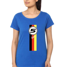 Load image into Gallery viewer, Sebastian Vettel F1 T-Shirt for Women-Royal Blue-Ektarfa.online
