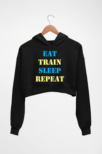 Gym Crop HOODIE FOR WOMEN-Black-Ektarfa.online