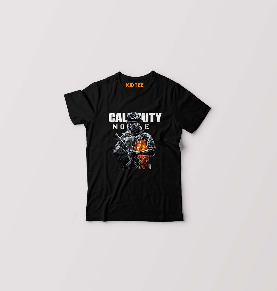 Call of Duty (COD) Kids T-Shirt for Boy/Girl-Black-Ektarfa.online