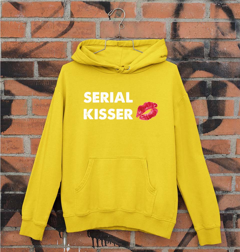 Serial Kisser Unisex Hoodie for Men/Women-Mustard Yellow-Ektarfa.online