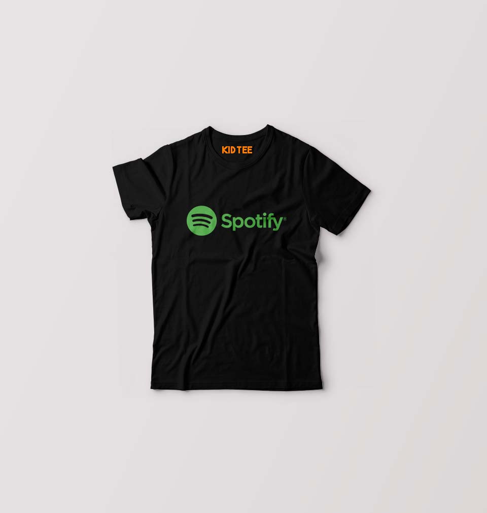 Spotify T-Shirt for Boy/Girl-Black-Ektarfa.online