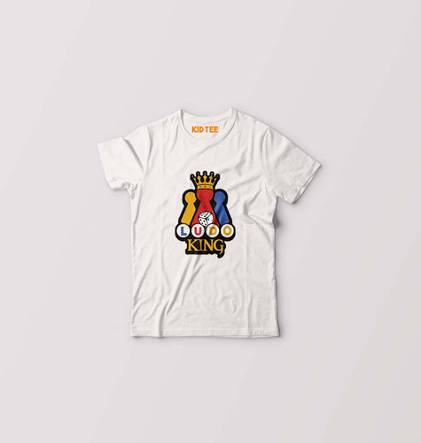 Ludo King Kids T-Shirt for Boy/Girl-White-Ektarfa.online