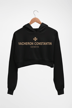 Load image into Gallery viewer, Vacheron Constantin Crop HOODIE FOR WOMEN-Black-Ektarfa.online
