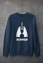Load image into Gallery viewer, Runner Running Unisex Sweatshirt for Men/Women-Navy Blue-Ektarfa.online
