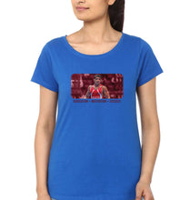 Load image into Gallery viewer, Sushil Kumar T-Shirt for Women-Royal Blue-Ektarfa.online
