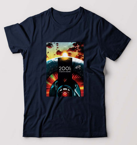 2001 A Space Odyssey T-Shirt for Men-Navy Blue-Ektarfa.online