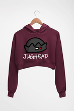 Load image into Gallery viewer, Jughead Jones Riverdale Crop HOODIE FOR WOMEN-Maroon-Ektarfa.online
