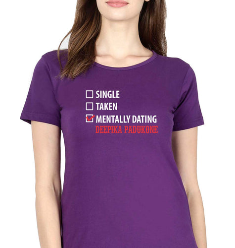 Deepika Padukone T-Shirt for Women-Purple-Ektarfa.online