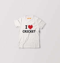 Load image into Gallery viewer, Love Cricket Kids T-Shirt for Boy/Girl-White-Ektarfa.online
