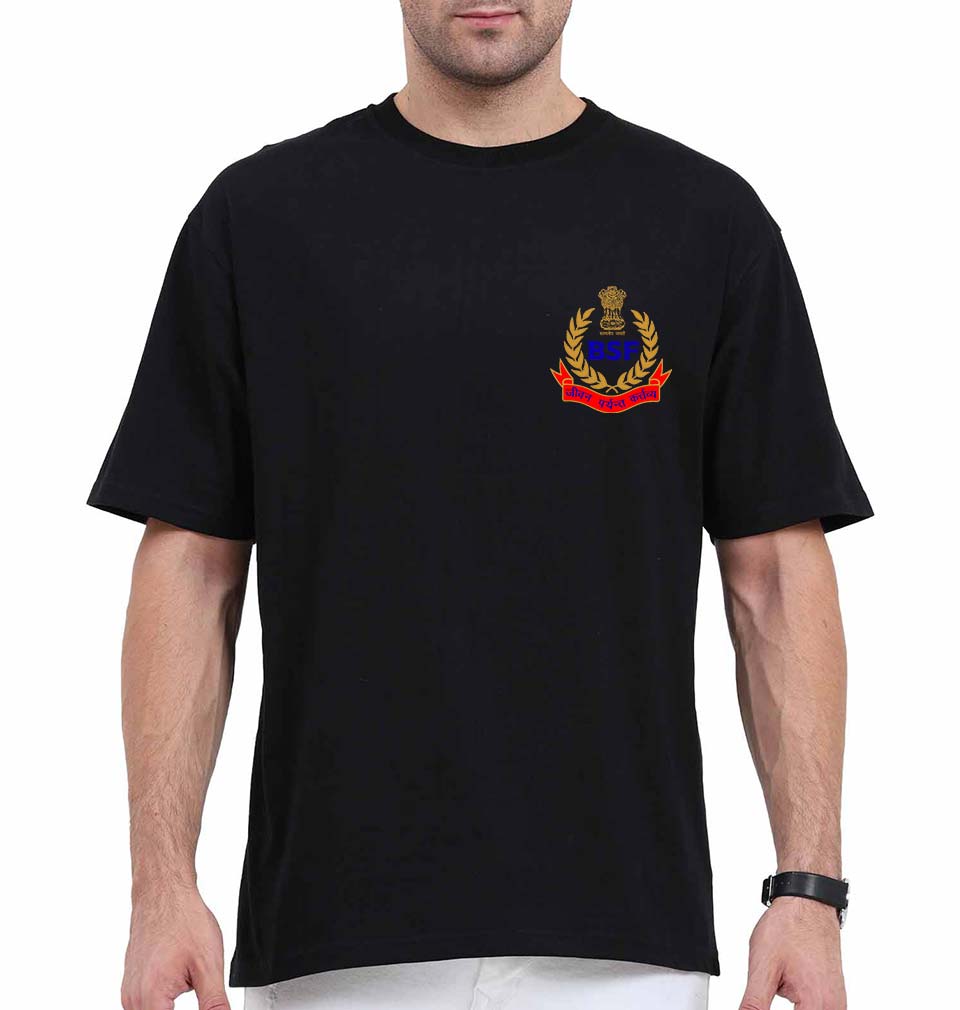 BSF Army Oversized T-Shirt for Men