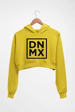 Load image into Gallery viewer, DNMX Crop HOODIE FOR WOMEN-Mustard Yellow-Ektarfa.online

