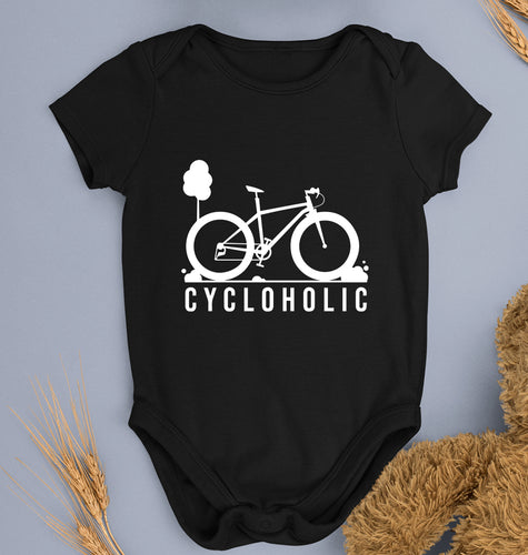 Cycloholic Kids Romper For Baby Boy/Girl-Black-Ektarfa.online