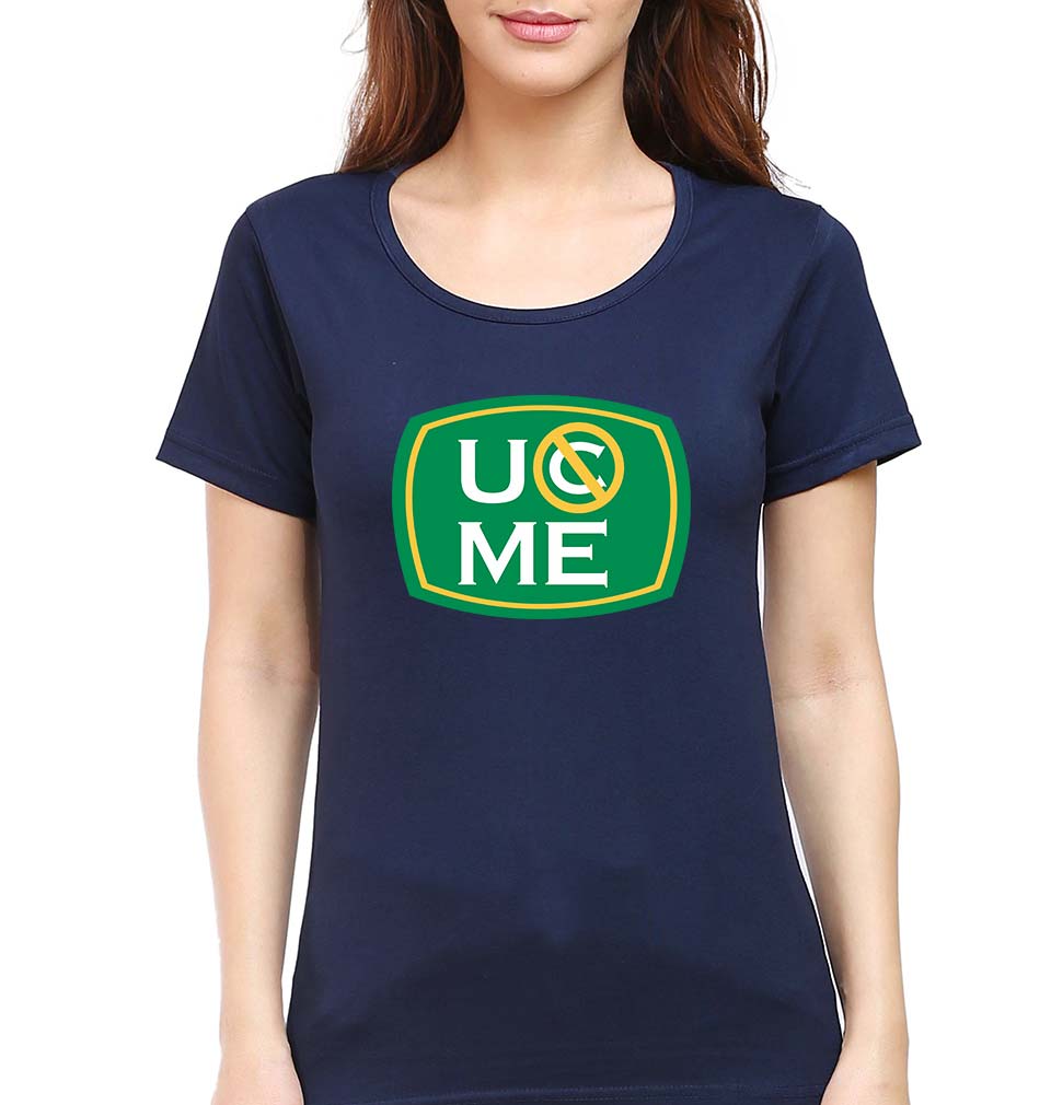 John Cena T-Shirt for Women-Navy Blue-Ektarfa.online