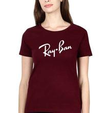 Load image into Gallery viewer, Ray-Ban T-Shirt for Women-Maroon-Ektarfa.online
