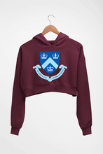 Load image into Gallery viewer, Columbia University Crop HOODIE FOR WOMEN-Maroon-Ektarfa.online
