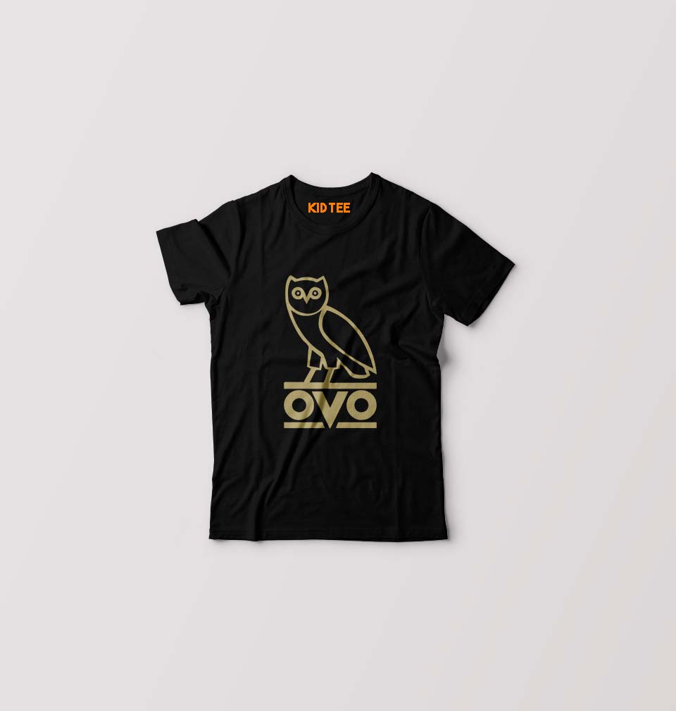 OVO Kids T-Shirt for Boy/Girl-Black-Ektarfa.online