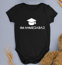 Load image into Gallery viewer, IIM A Ahmedabad Kids Romper For Baby Boy/Girl-Black-Ektarfa.online
