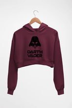 Load image into Gallery viewer, Star Wars Darth Vader Crop HOODIE FOR WOMEN-Maroon-Ektarfa.online
