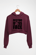 Load image into Gallery viewer, Michael Scott Crop HOODIE FOR WOMEN-Maroon-Ektarfa.online
