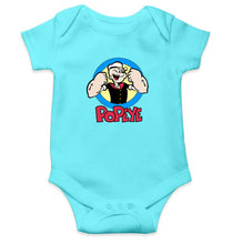 Load image into Gallery viewer, POPEYE Kids Romper For Baby Boy/Girl-0-5 Months(18 Inches)-Sky Blue-Ektarfa.online
