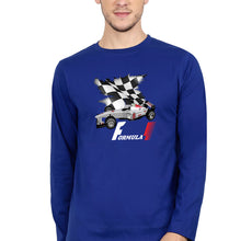 Load image into Gallery viewer, Formula 1(F1) Full Sleeves T-Shirt for Men-S(38 Inches)-Royal Blue-Ektarfa.online
