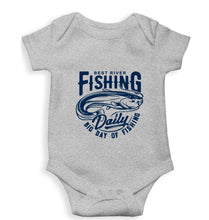 Load image into Gallery viewer, Fishing Kids Romper For Baby Boy/Girl-0-5 Months(18 Inches)-Grey-Ektarfa.online
