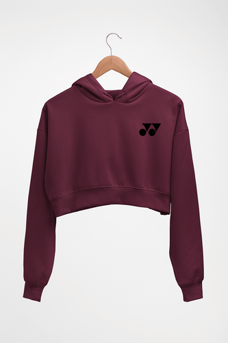 Yonex Crop HOODIE FOR WOMEN-Maroon-Ektarfa.online