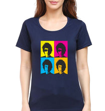 Load image into Gallery viewer, Bob Dylan T-Shirt for Women-Navy Blue-Ektarfa.online
